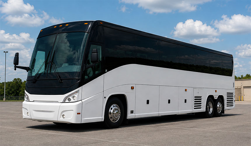 56-passenger charter bus in Las Vegas, NV